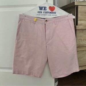 Merona Target Light Pink Cotton Flat Front Shorts 32 Waist Fast Ship